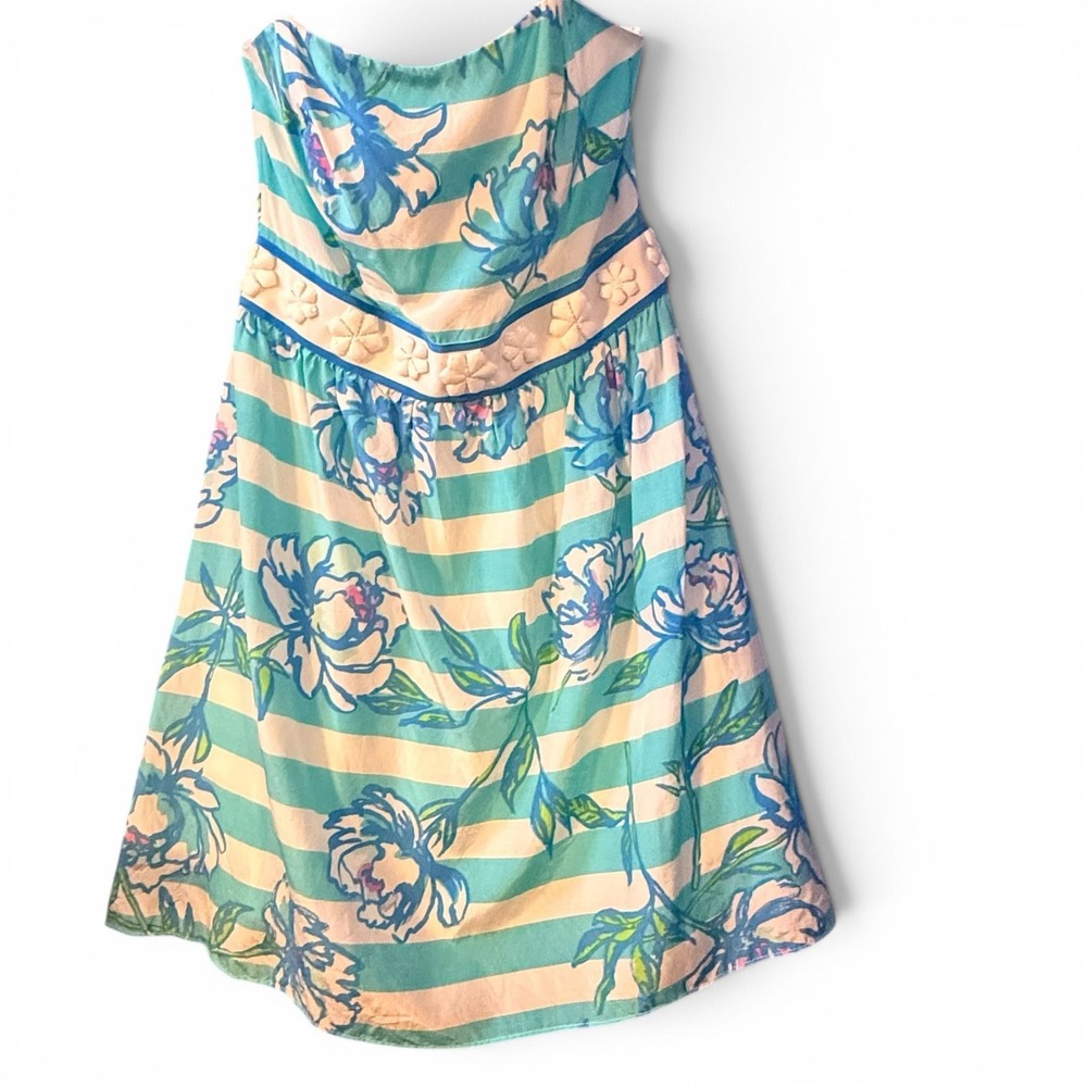 Lilly Pulitzer Langley Strapless Dress Size 4